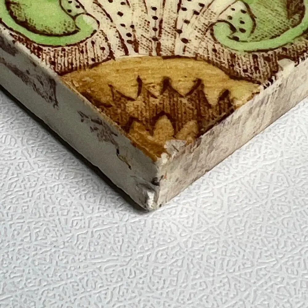 Antique Minton Hollins Tile Aesthetic Movement Victorian Transferware England